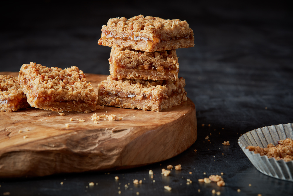 Handmade Spiced Apple Crumble Slices