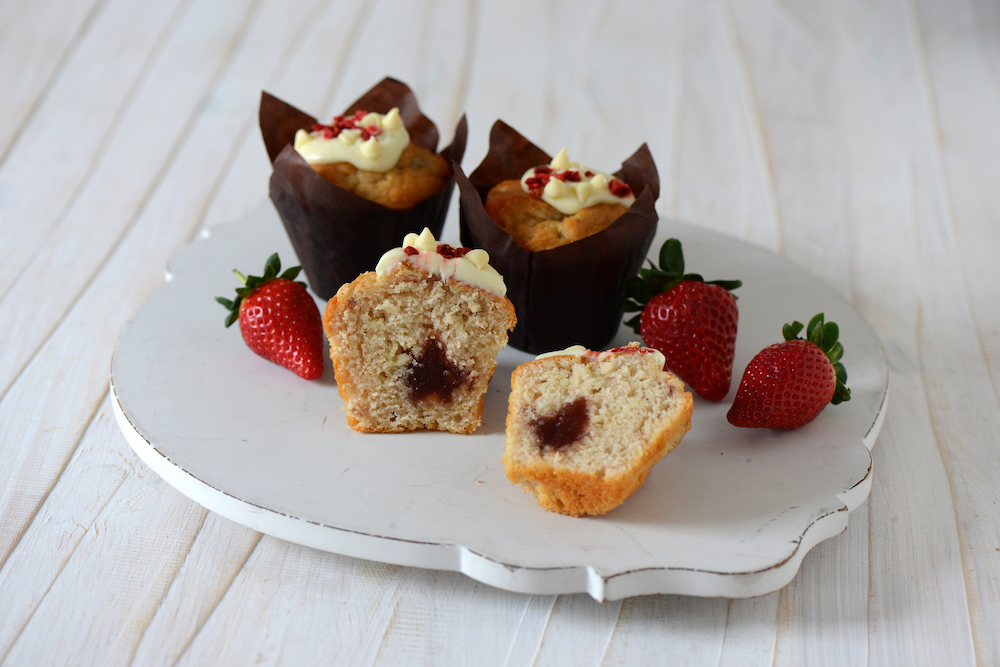 Strawberries & Cream Muffin